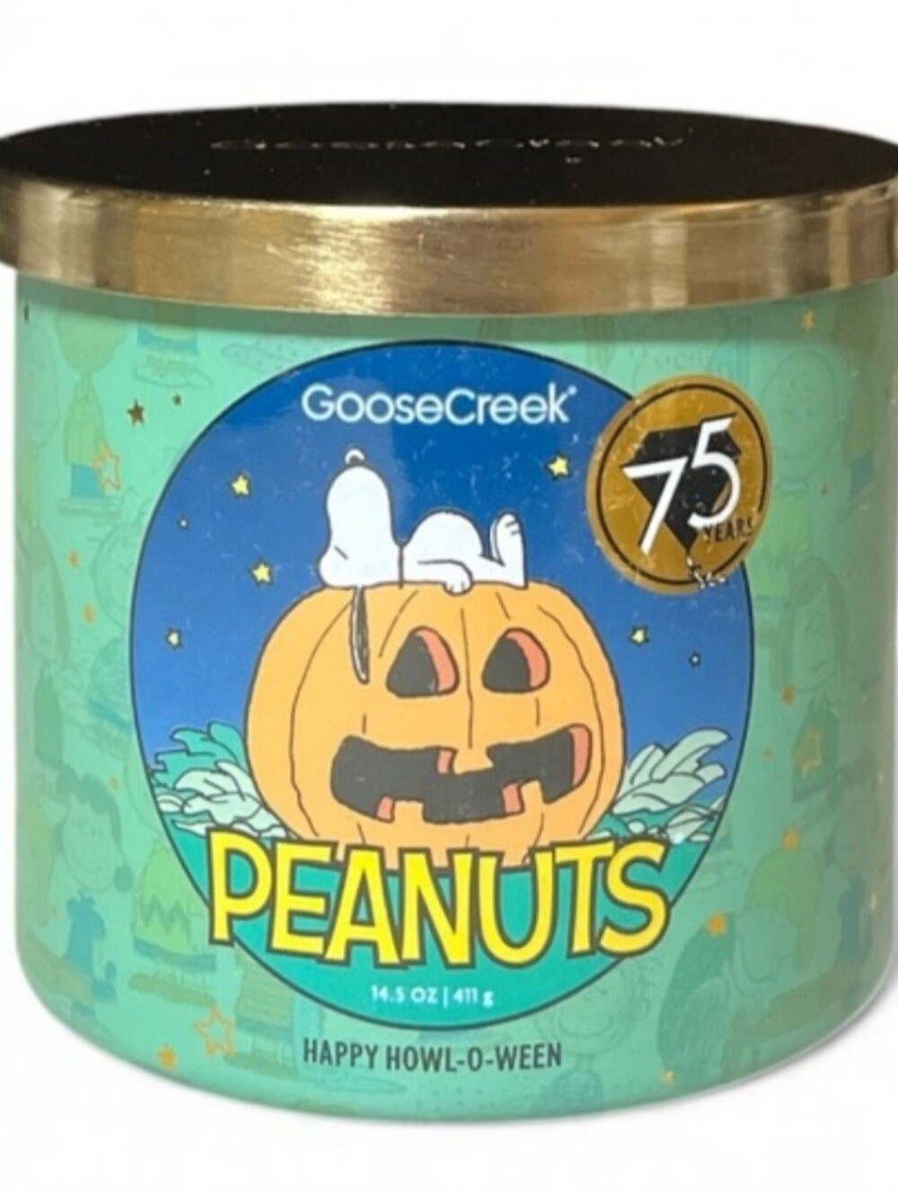 Goose Creek Peanuts Happy Howl-O-Ween Candle